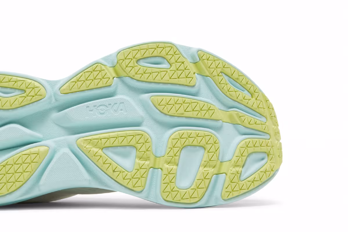 HOKA Women's Bondi 8 Blanc De Blanc Sunlit Ocean, view 6