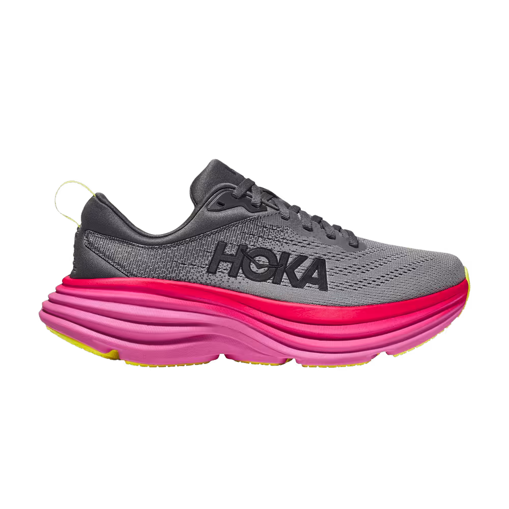 HOKA Women's Bondi 8 Castlerock Strawberry