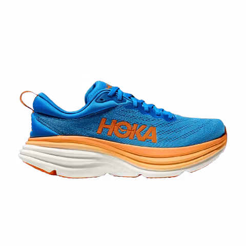 HOKA Bondi 8 2E Wide 'Coastal Sky Vibrant Orange'