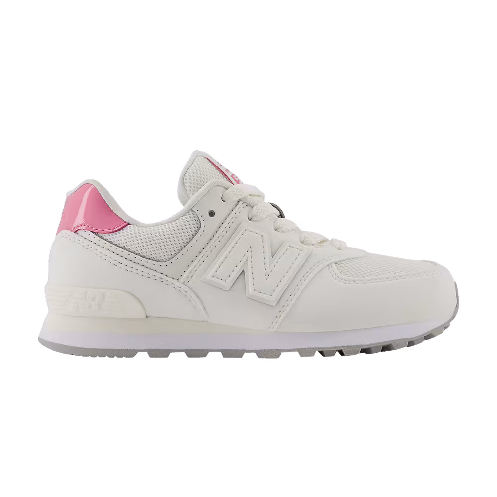 New Balance 574 Little Kid Wide Sea Salt Real Pink