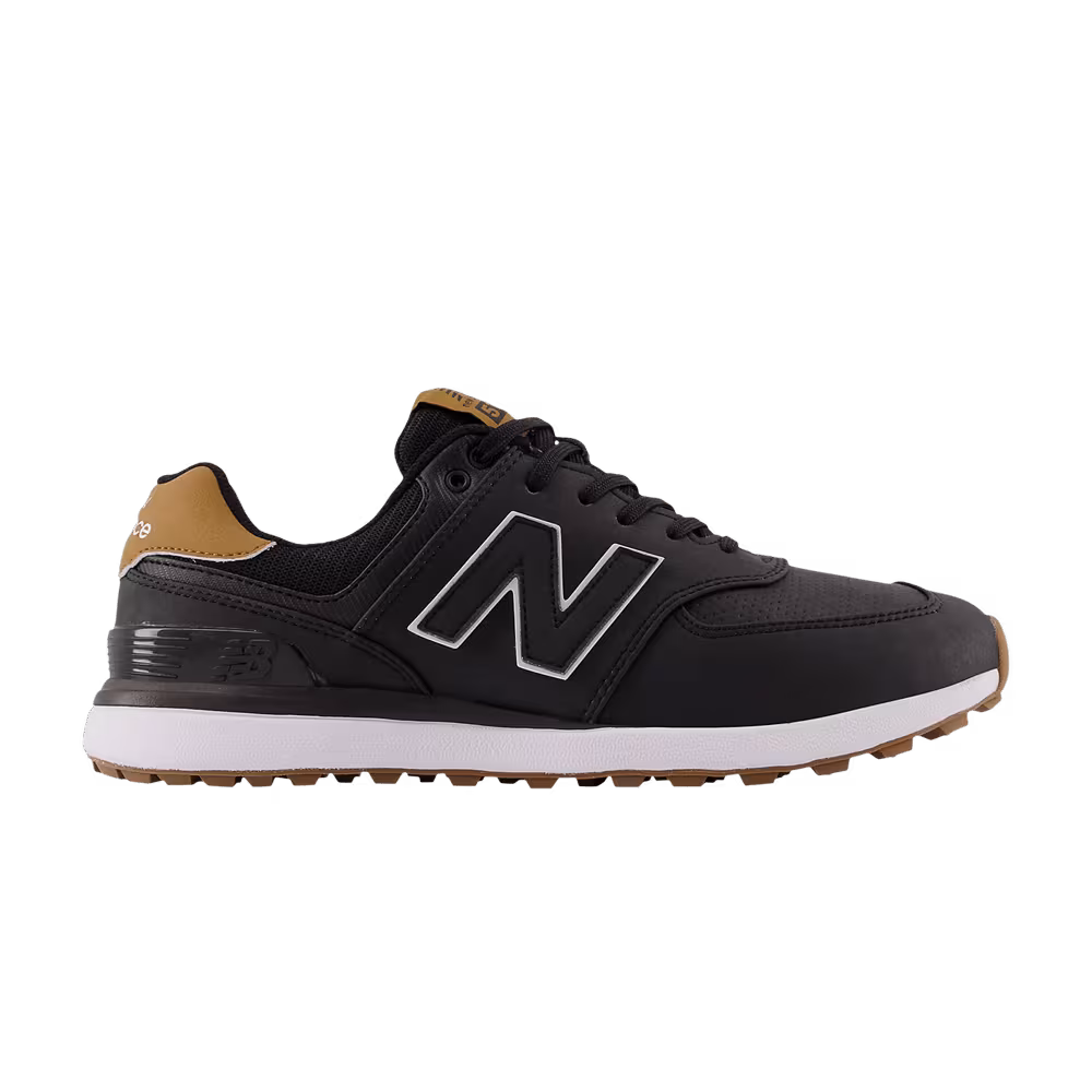 New Balance 574 Greens v2 2E Wide Black Gum