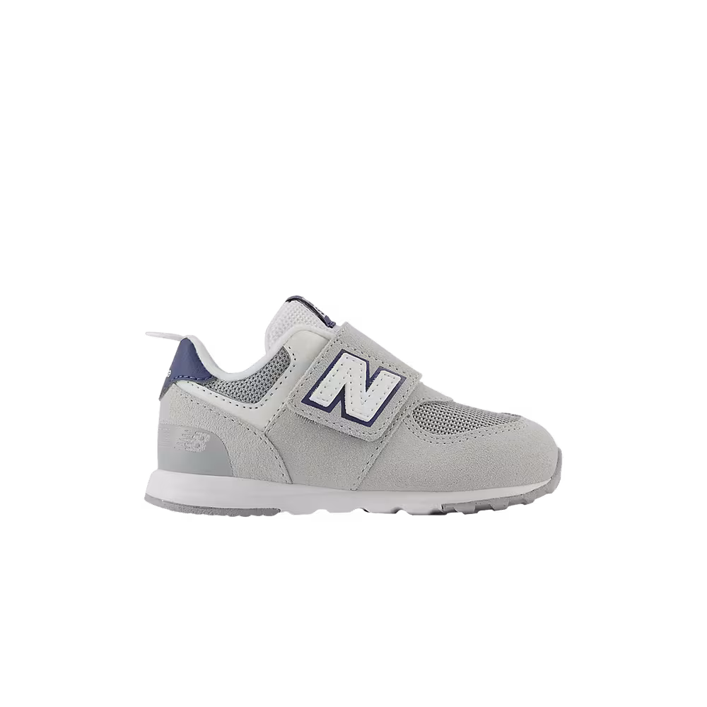 New Balance 574 New-B Hook & Loop Toddler Brighton Grey Navy