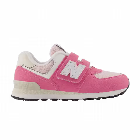 New Balance 574 Hook & Loop Little Kid Wide 'Real Pink Linen'