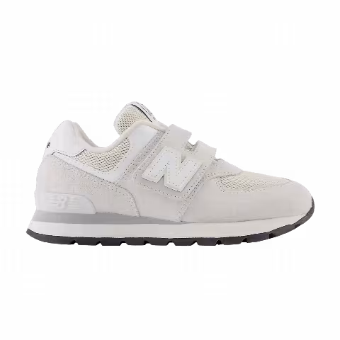 New Balance 574 Hook & Loop Little Kid Wide 'Mirror Grey Linen'