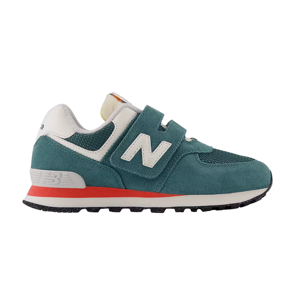 New Balance 574 Hook & Loop Little Kid Wide New Spruce