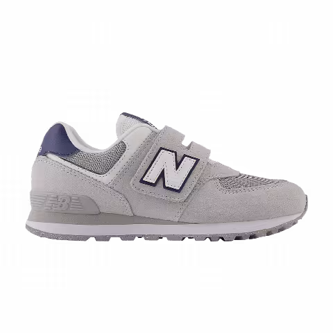 New Balance 574 Hook & Loop Little Kid Wide 'Brighton Grey Navy'