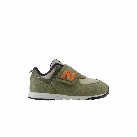 New Balance 574 New-B Hook & Loop Toddler 'Dark Olivine Infield Clay'