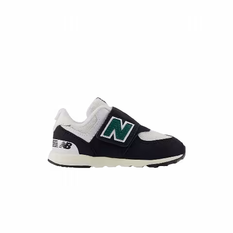 New Balance 574 New-B Hook & Loop Toddler Wide 'Black Marsh Green'