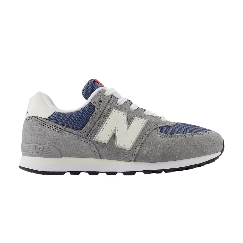 New Balance 574 Big Kid Wide Shadow Grey Vintage Indigo