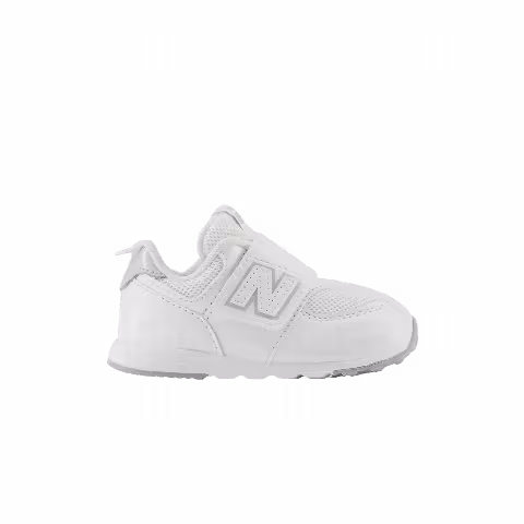 New Balance 574 New-B Hook & Loop Toddler 'White Silver Metallic'