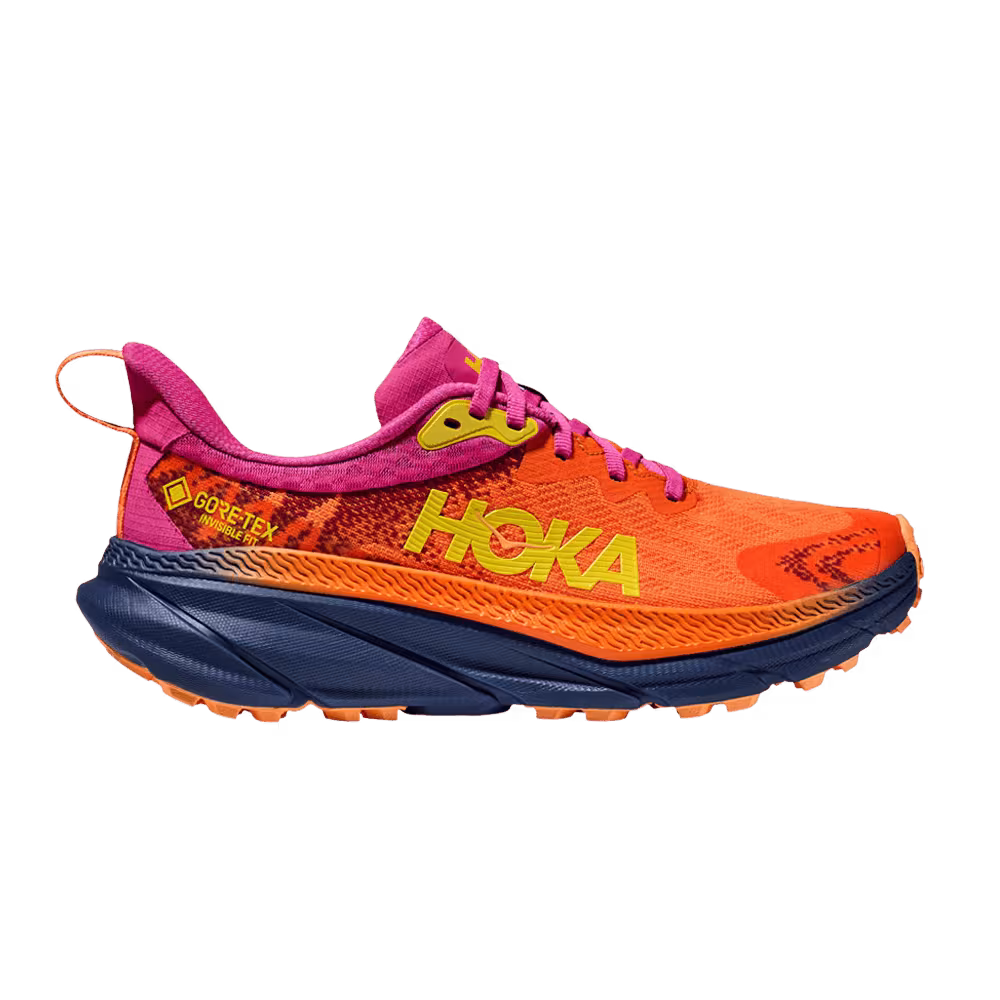 HOKA Women's Challenger ATR 7 GORE-TEX Vibrant Orange Pink Yarrow