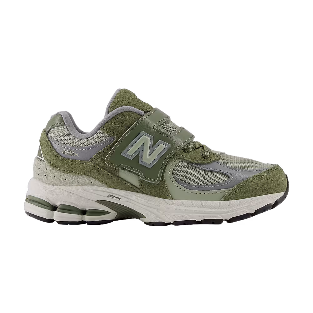 New Balance 2002R Hook & Loop Little Kid Wide Dark Olivine