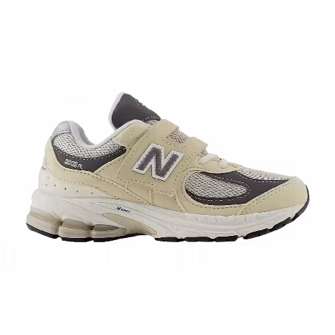New Balance 2002R Hook & Loop Little Kid Wide 'Sandstone Magnet'