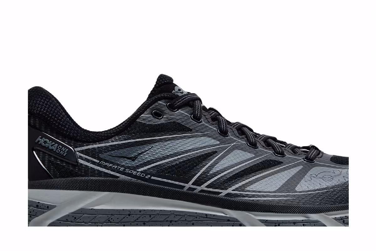 HOKA Mafate Speed 2 Black Castlerock, view 3