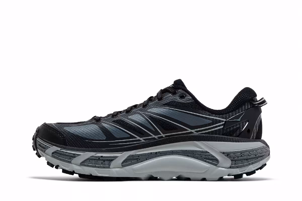 HOKA Mafate Speed 2 Black Castlerock, view 4