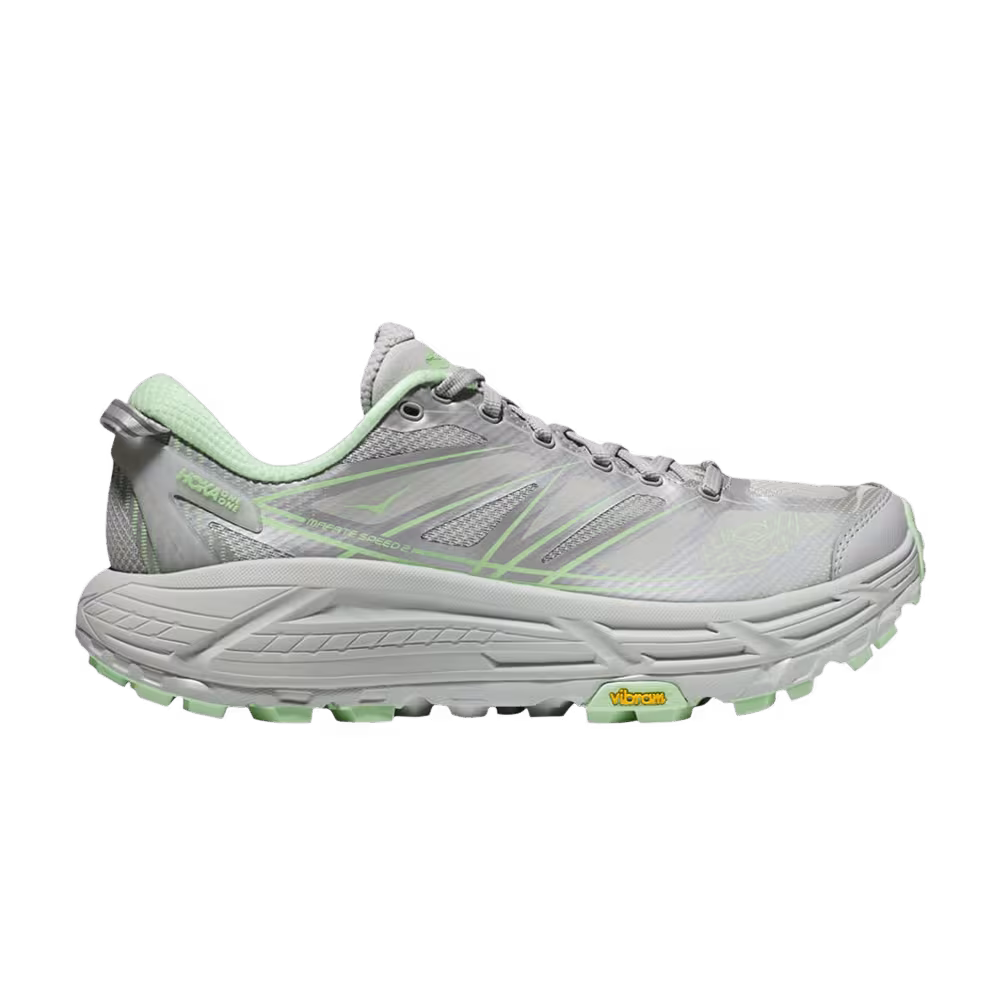 HOKA Mafate Speed 2 Harbor Mist Lime Glow