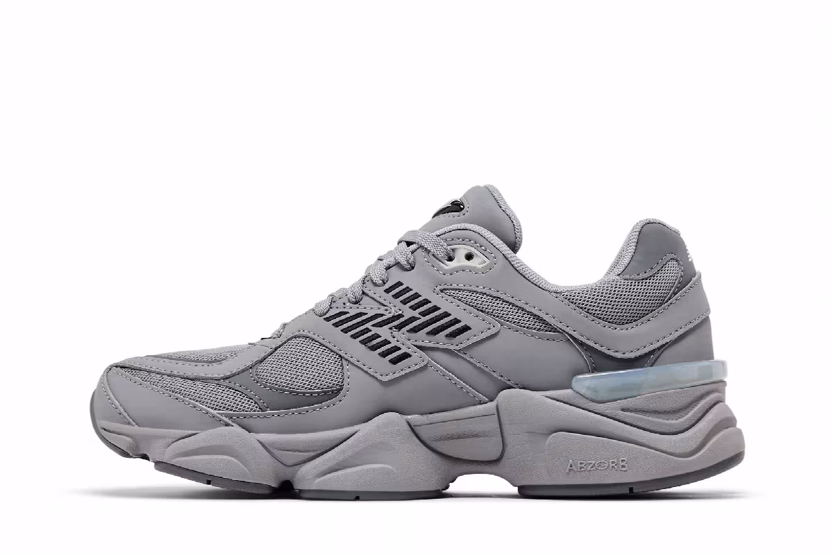 New Balance 9060 Big Kid Shadow Grey, view 4