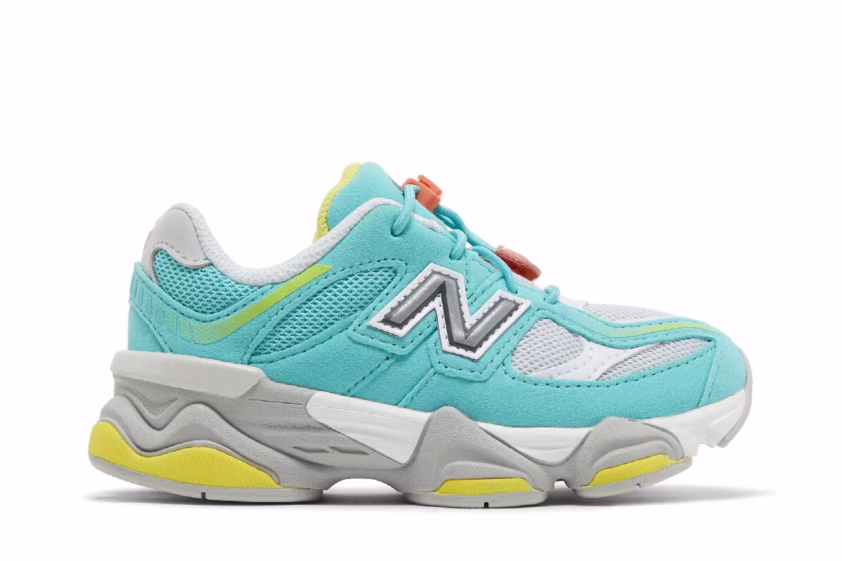 New Balance 9060 Toddler Cyan Burst, view 2