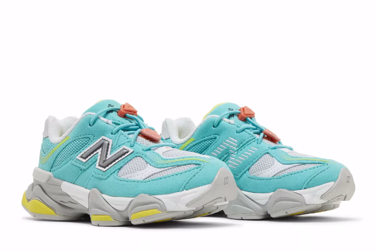New Balance 9060 Toddler Cyan Burst, view 9