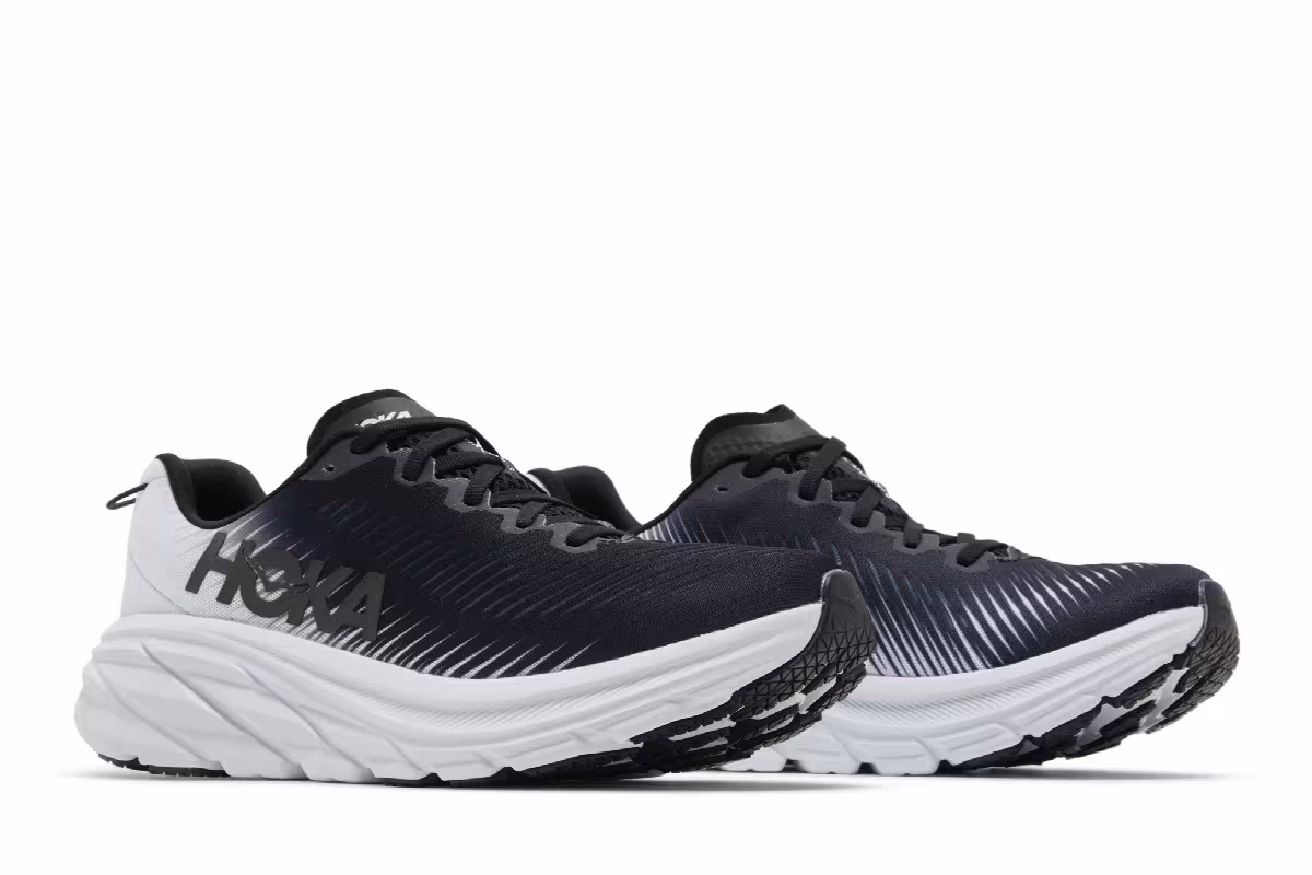 HOKA Women's Rincon 3 Black White, view 9