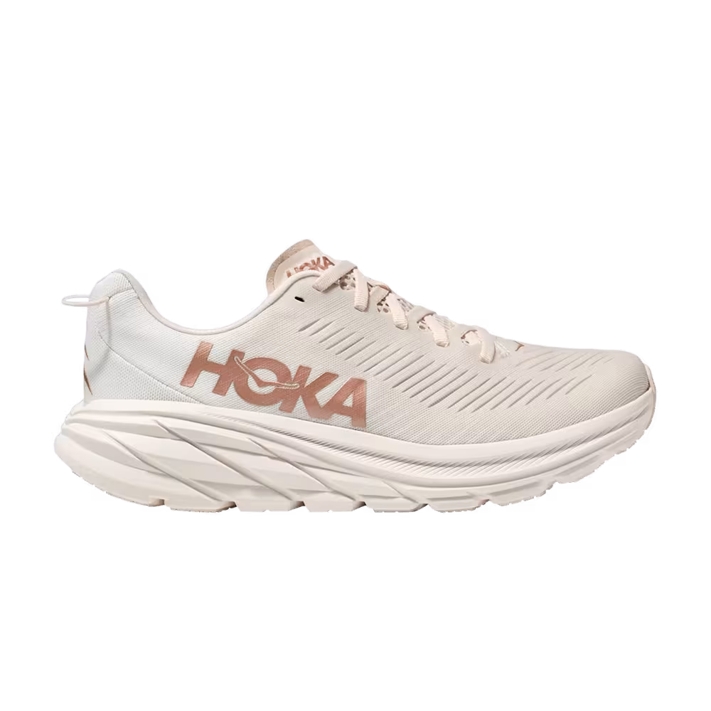 HOKA Women's Rincon 2 Eggnog Rose Gold