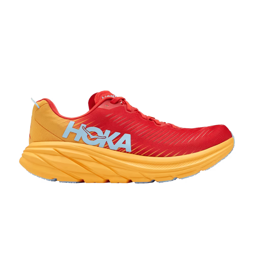 HOKA Rincon 3 Fiesta Amber Yellow