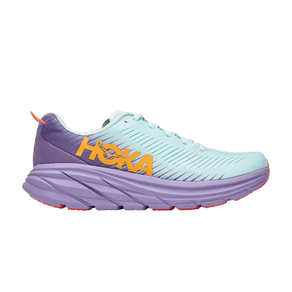 HOKA Women's Rincon 3 Blue Glass Chalk Violet