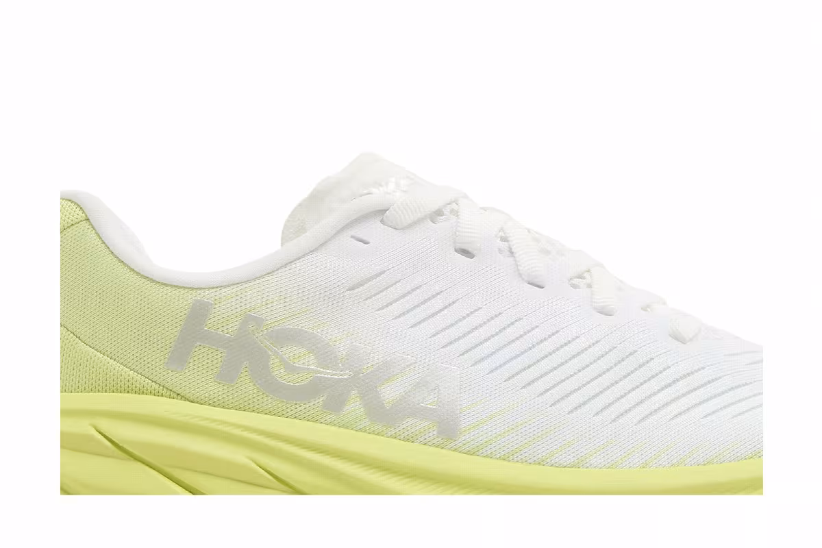 HOKA Women's Rincon 3 White Citrus Glow, view 3