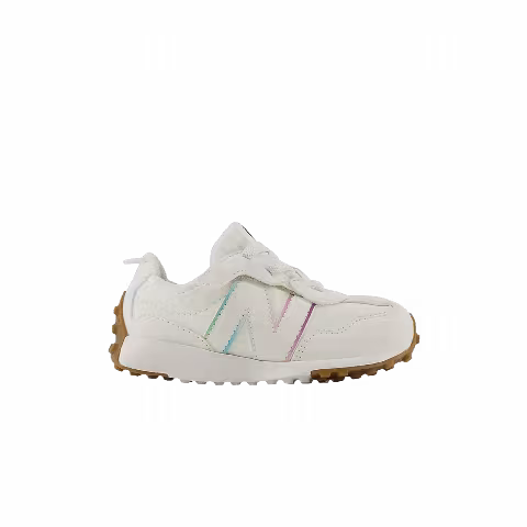New Balance 327 New-B Hook & Loop Toddler 'Sea Salt Iridescent Gum'