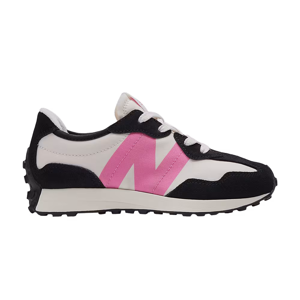 New Balance 327 Little Kid Wide Black Real Pink