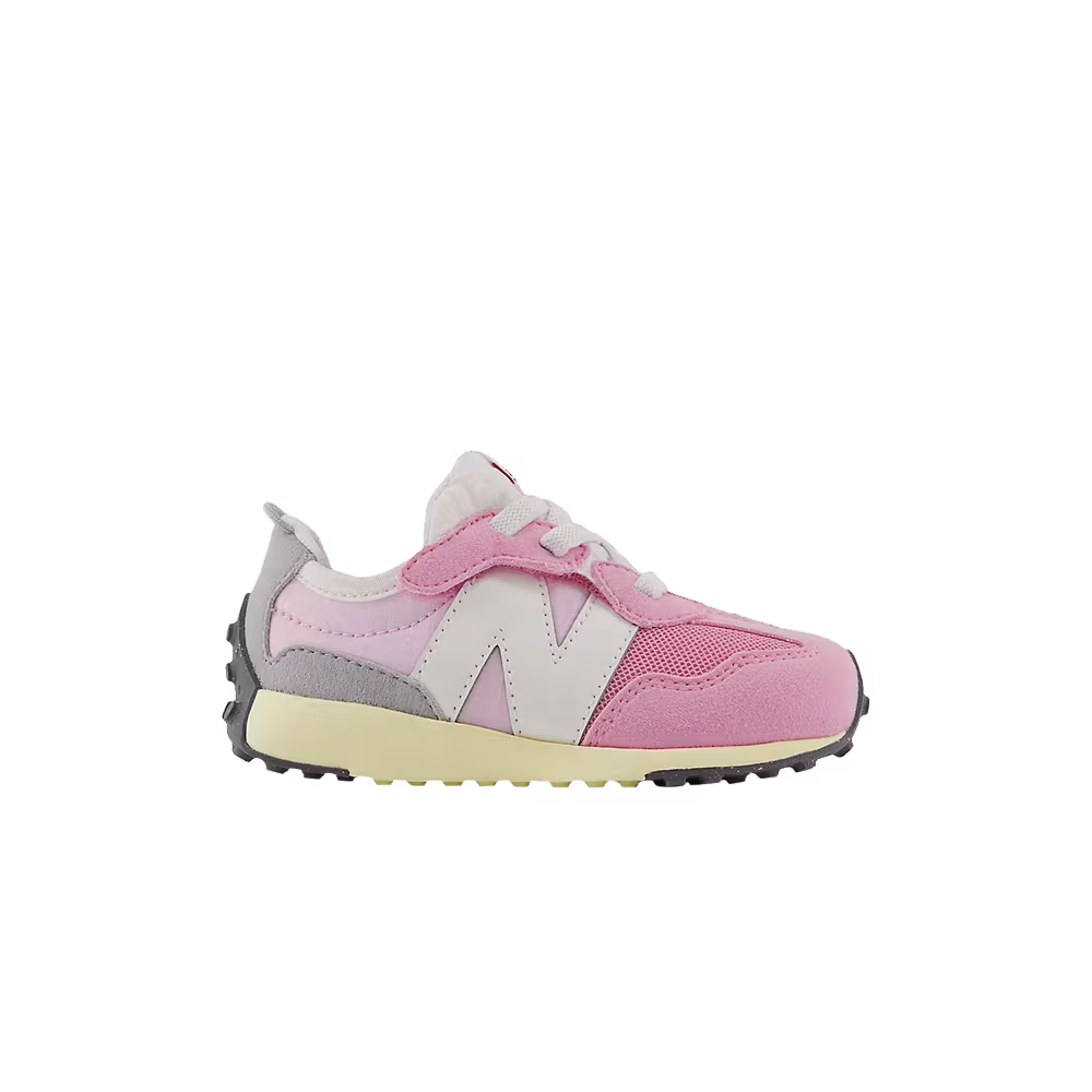 New Balance 327 New-B Hook & Loop Toddler Wide Pink Sugar Raincloud
