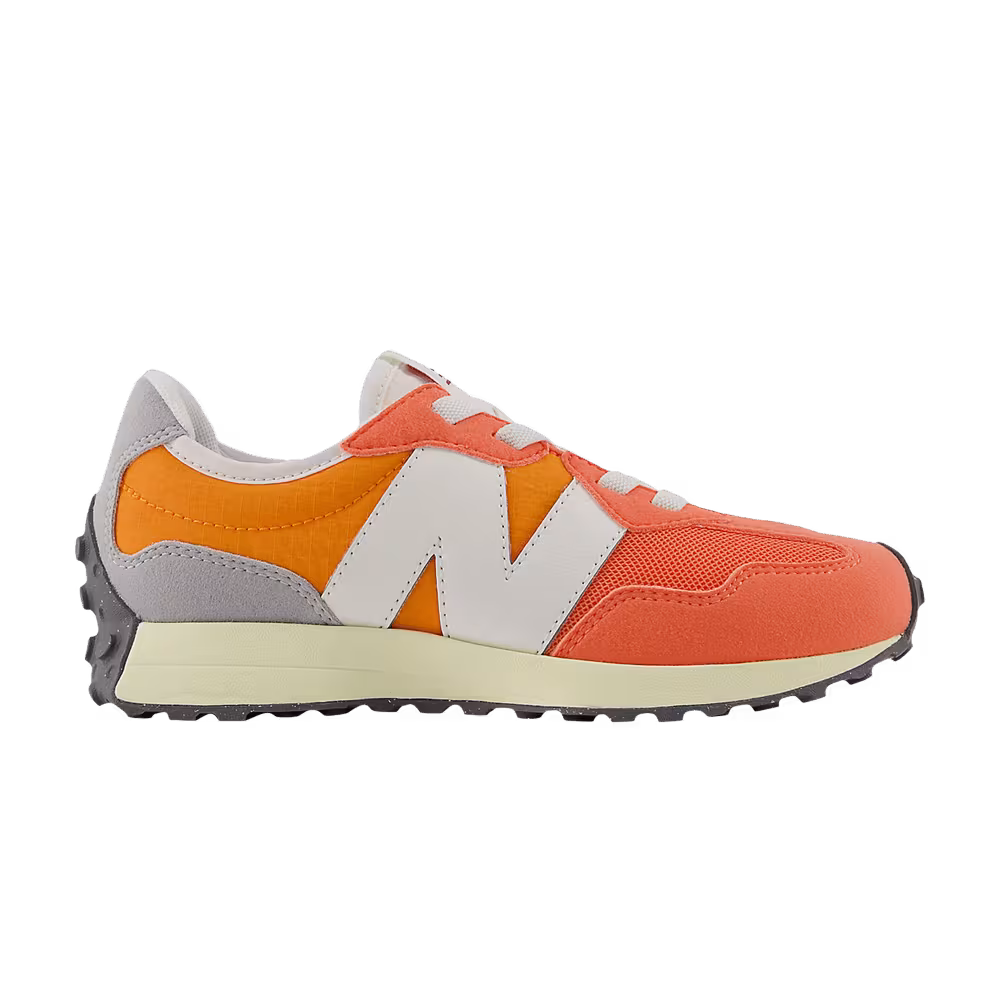 New Balance 327 Little Kid Wide Gulf Red Sun Glow