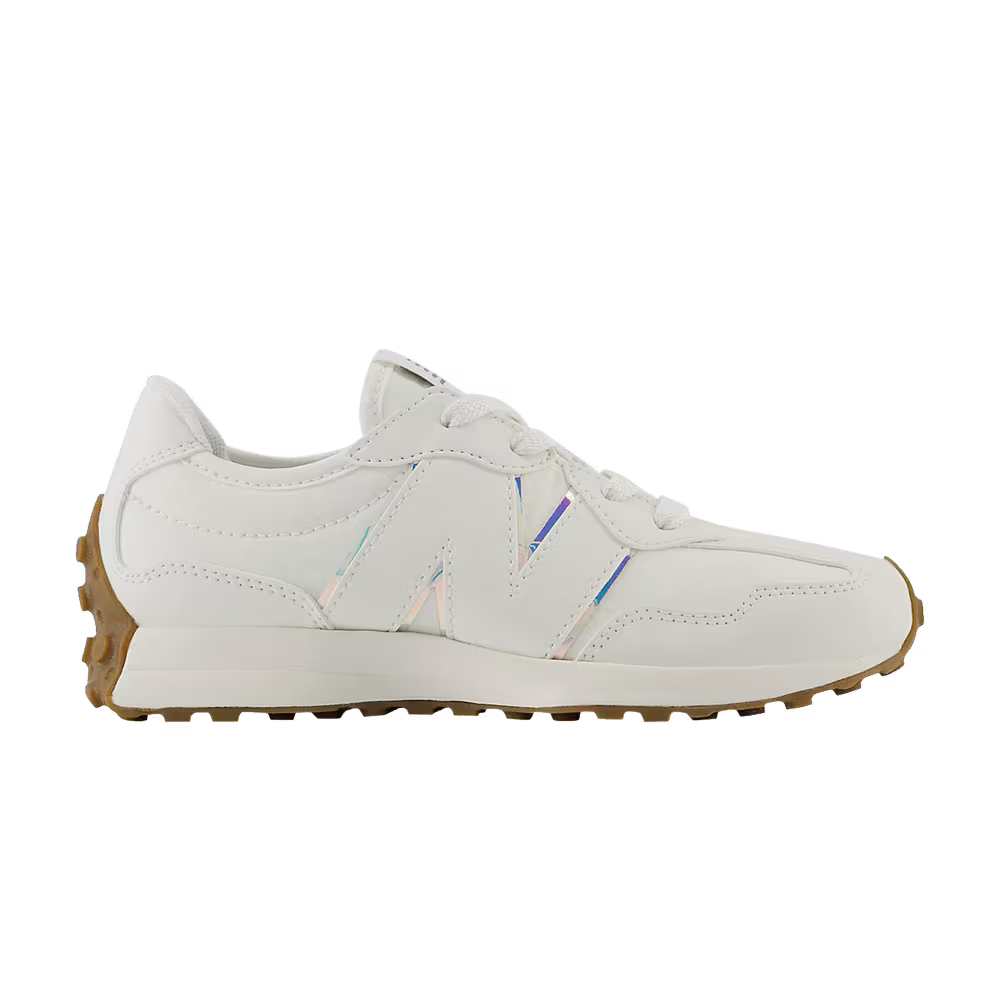 New Balance 327 Little Kid Sea Salt Iridescent Gum