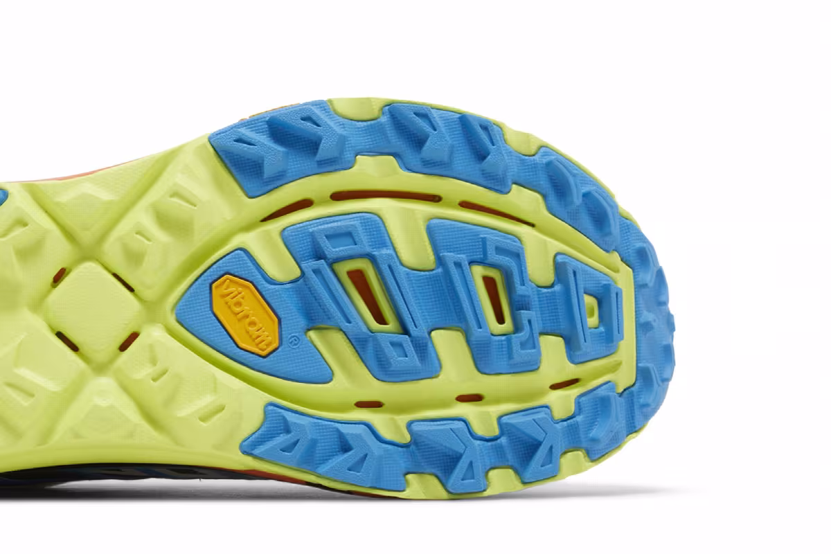 HOKA Mafate Three2 Black Diva Blue Orange, view 6