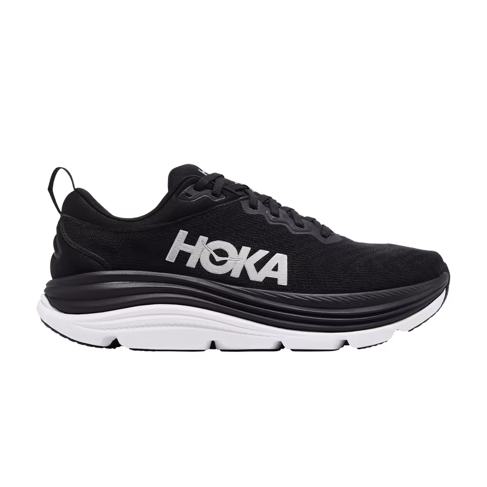 HOKA Gaviota 5 Black White