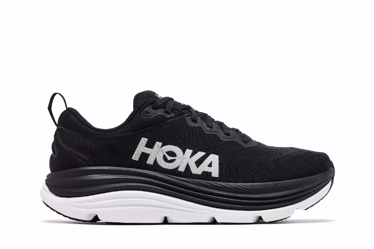 HOKA Gaviota 5 Black White, view 2