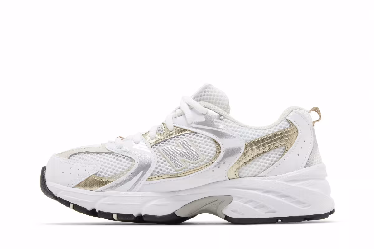 New Balance 530 Big Kid White Stoneware, view 4