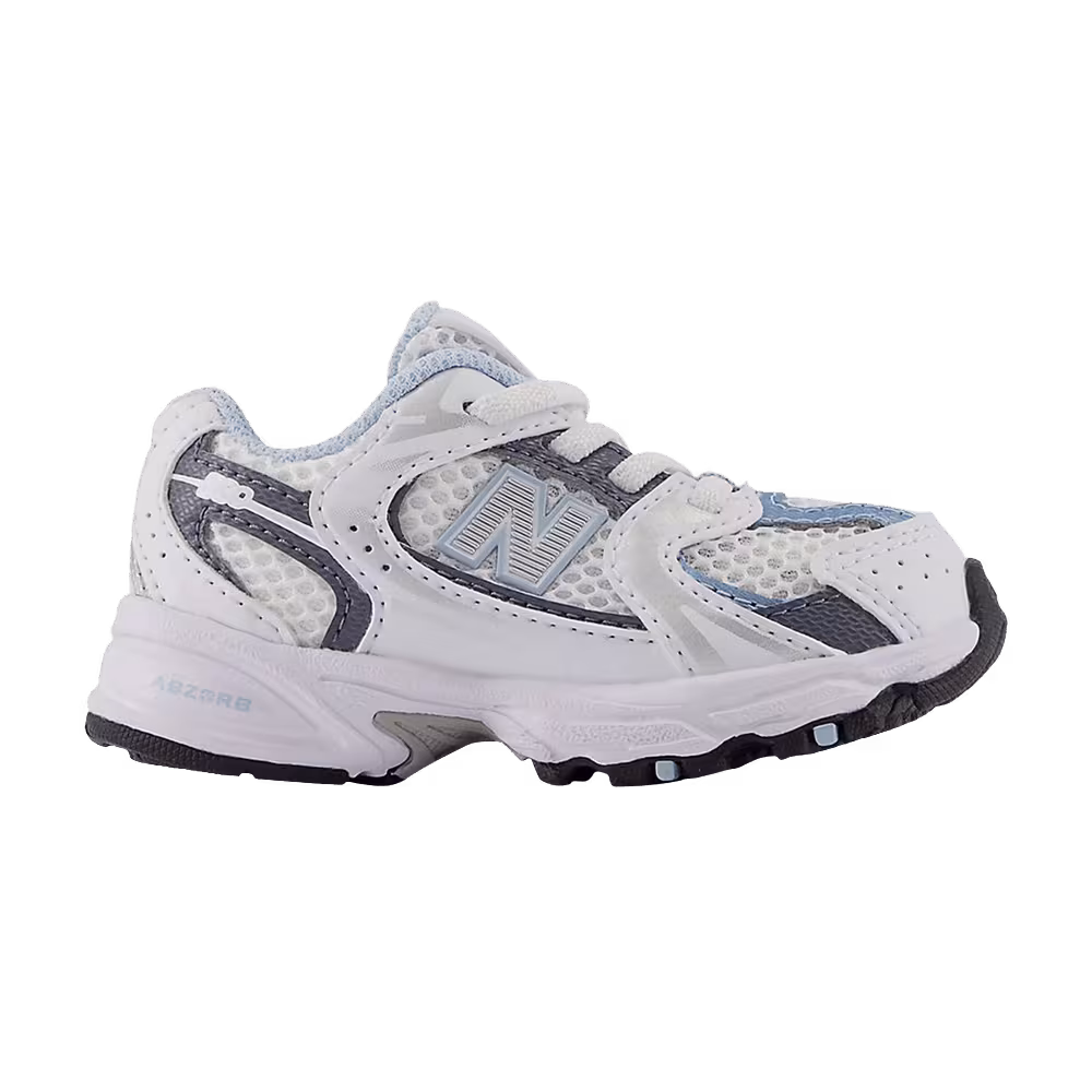 New Balance 530 Bungee Toddler White Light Chrome Blue