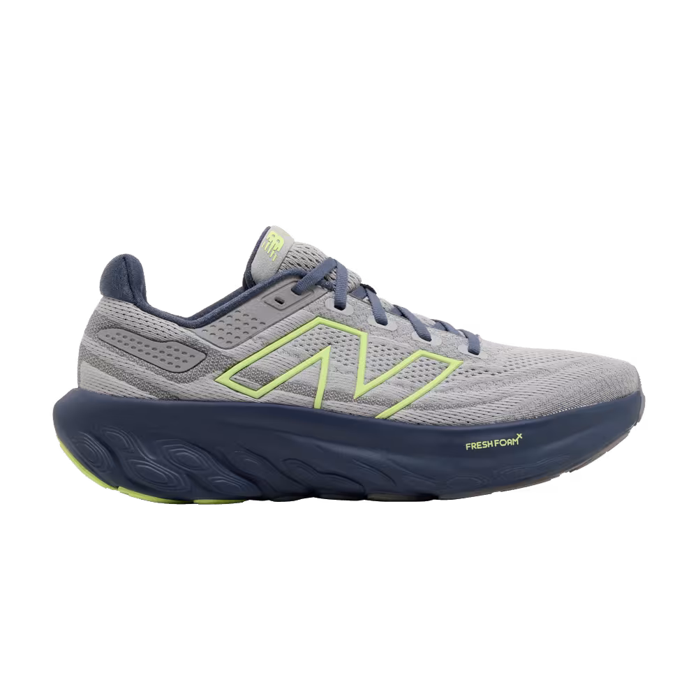 New Balance Fresh Foam X 1080v13 2E Wide Raincloud Indigo Lime