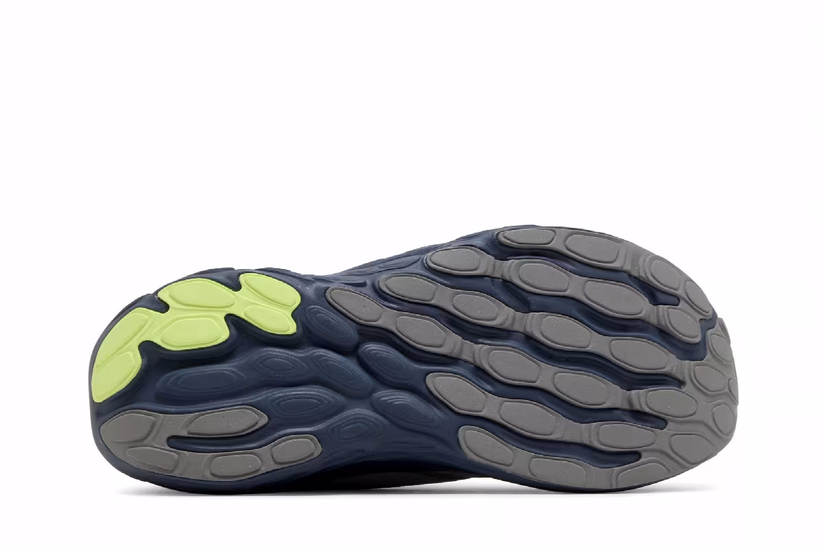 New Balance Fresh Foam X 1080v13 2E Wide Raincloud Indigo Lime, view 5