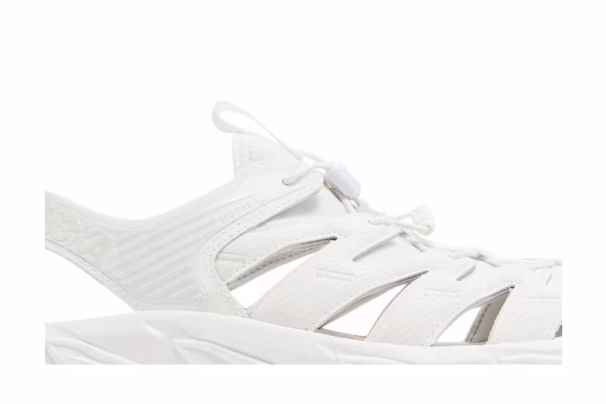HOKA Hopara Sandal Triple White, view 3