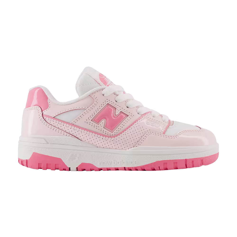 New Balance 550 Little Kid Patent Leather Pack - Shell Pink