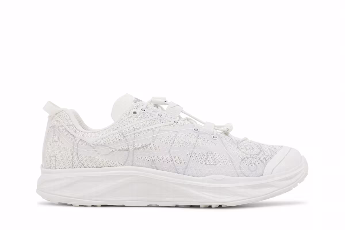 HOKA Huaka Origins White Grey, view 2
