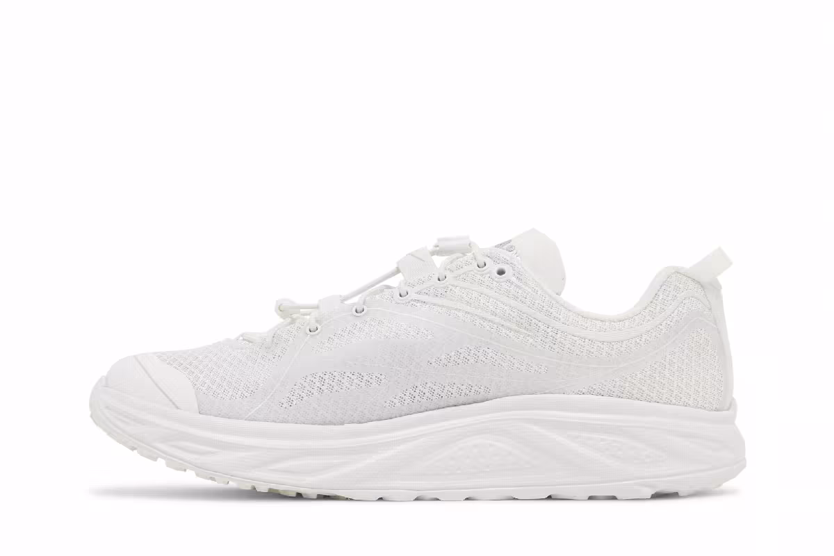 HOKA Huaka Origins White Grey, view 4