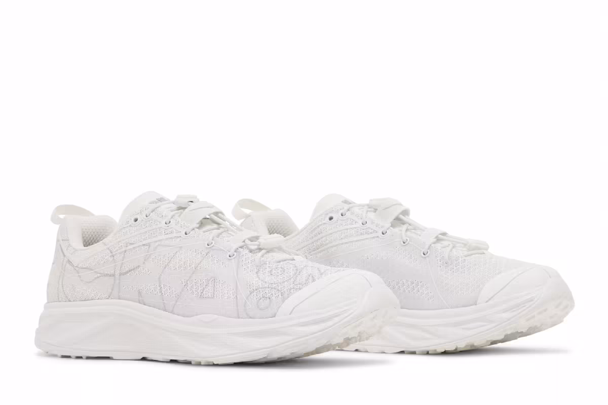 HOKA Huaka Origins White Grey, view 9
