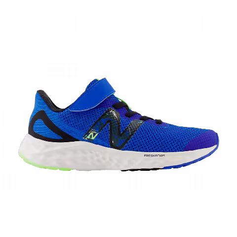 New Balance Fresh Foam Arishi v4 Bungee Lace Top Strap Little Kid Wide 'Blue Oasis'