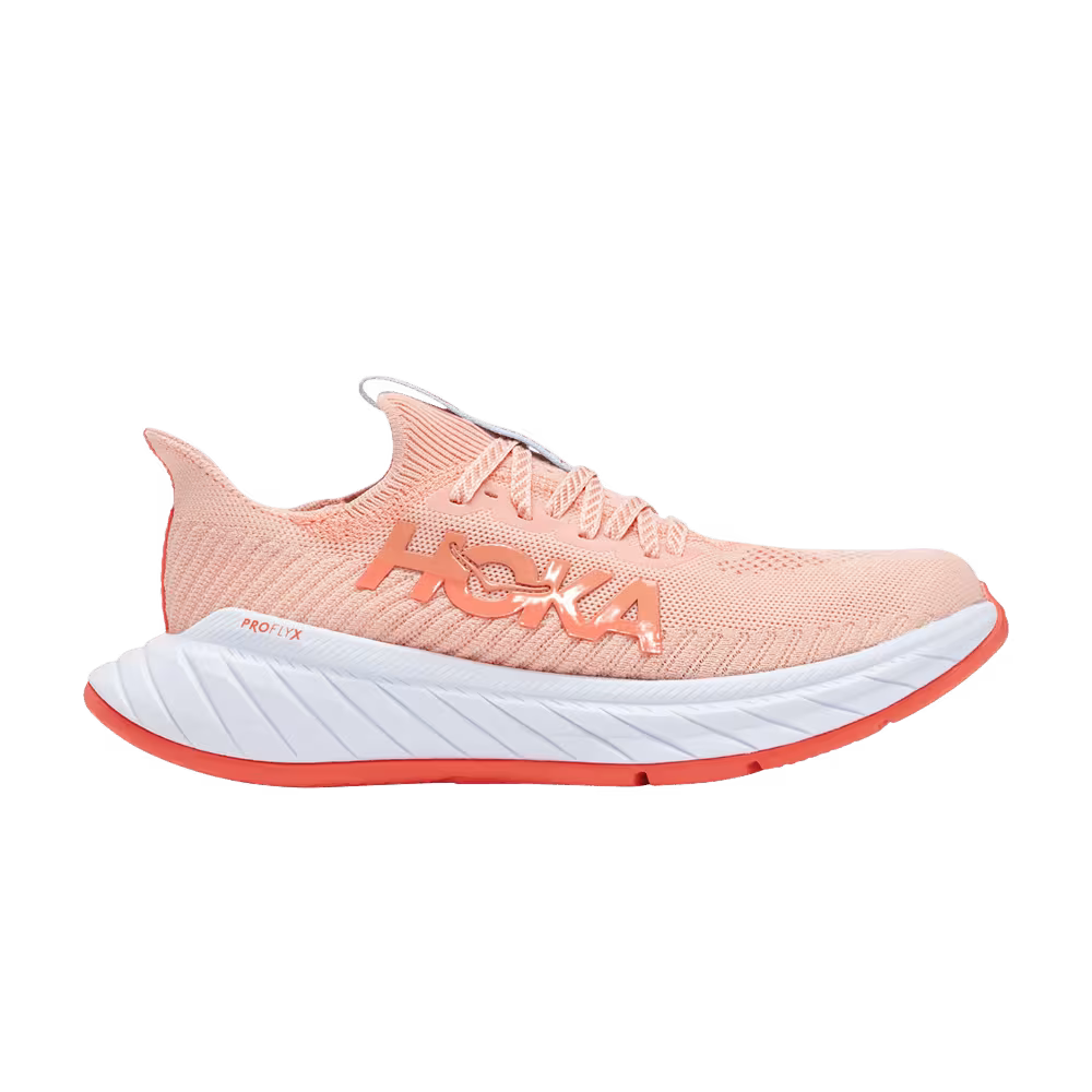 HOKA Women's Carbon X 3 Peach Parfait