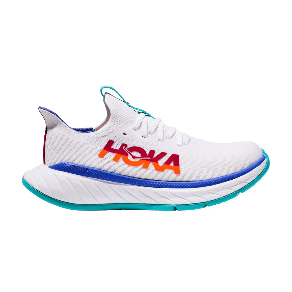 HOKA Women's Carbon X 3 White Flame