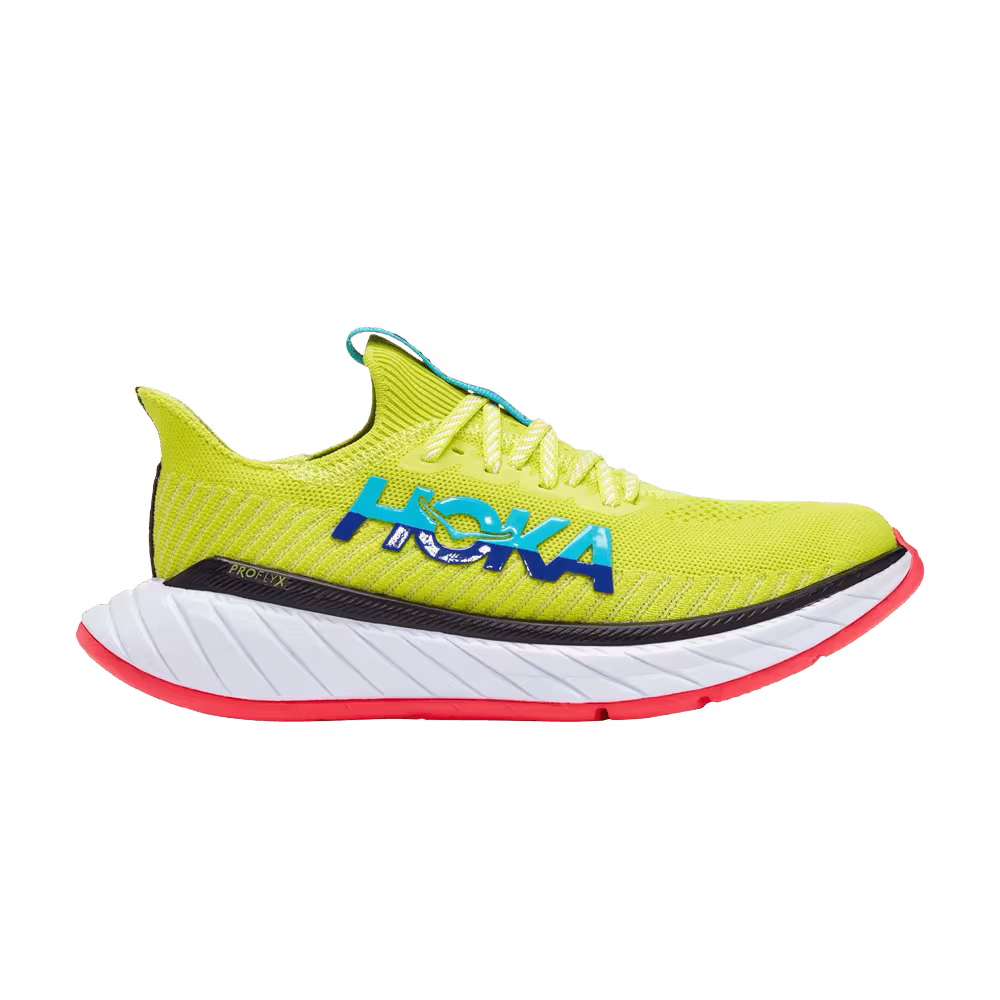 HOKA Women's Carbon X 3 Evening Primrose Scuba Blue