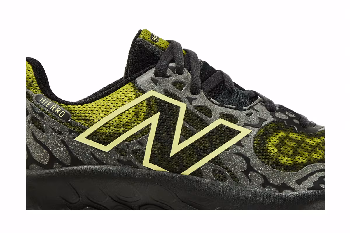 New Balance Fresh Foam X Hierro v8 2E Wide Black Tea Tree, view 3